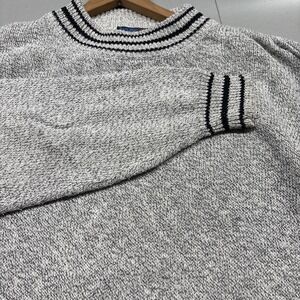 VTG WEEKENDS Men's Size XL Gray Pullover Crew Neck Sweater Coleg Preppy Heavy